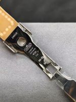 Luxury Rolex-Style Daytona Women's Watch – Diamond-Encrusted Case & Bezel, Blue Sapphire Accents, Black Leather Strap - 图片 7