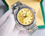 Luxury Rolex-Style Datejust Watch – Yellow Gold Dial with Diamond Hour Markers, Two-Tone Oyster Bracelet - 图片 5