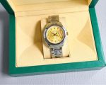Luxury Rolex-Style Datejust Watch – Yellow Gold Dial with Diamond Hour Markers, Two-Tone Oyster Bracelet - 图片 7