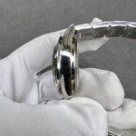 Luxury Daytona-Style Chronograph Watch – White Dial, Black Sub-Dials, Tachymeter Bezel, Stainless Steel Bracelet - 图片 7