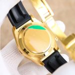 Luxury Diamond-Encrusted Chronograph Watch – Black Dial, Crystal Bezel, Rubber Strap, Elegant Men's Timepiece - 图片 9