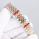 Luxury Two-Tone Datejust-Style Watch – White Dial, Diamond Hour Markers, Fluted Bezel, Women's Timepiece - 图片 7