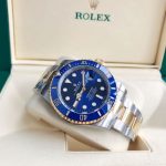 Luxury Two-Tone Submariner-Style Watch – Blue Dial, Ceramic Bezel, GTC Certified, Independent Serial Number - 图片 5