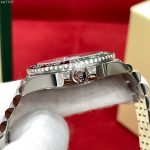 Luxury GMT-Master-Style Watch – Black Dial, Green & Black Ceramic Bezel, Stainless Steel Bracelet - 图片 5