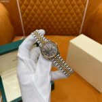 Luxury Two-Tone Datejust-Style Watch – Chocolate Dial, Diamond Hour Markers, Fluted Bezel - 图片 3