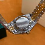 Luxury Two-Tone Datejust-Style Watch – Chocolate Dial, Diamond Hour Markers, Fluted Bezel - 图片 7