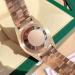 Luxury Full Rose Gold Day-Date-Style Watch – Champagne Dial, Fluted Bezel, Dual Calendar Display - 图片 6