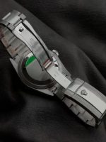 Luxury Sky-Dweller-Style Watch – Blue Dial, Dual Time Zone, 24-Hour Display, Stainless Steel Bracelet - 图片 9