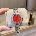 Cartier Ballon Bleu – Women's 18K White Gold Diamond-Paved Watch with Black Dial, Roman Numerals, and Integrated Bracelet - 图片 6