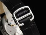 Cartier Rotonde de Cartier – Women's Skeleton Tourbillon Automatic Watch with Silver Dial, Roman Numerals, and Black Alligator Strap - 图片 5
