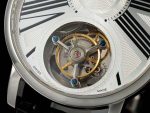Cartier Rotonde de Cartier – Women's Skeleton Tourbillon Automatic Watch with Silver Dial, Roman Numerals, and Black Alligator Strap - 图片 6