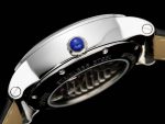 Cartier Rotonde de Cartier – Women's Skeleton Tourbillon Automatic Watch with Silver Dial, Roman Numerals, and Black Alligator Strap - 图片 7