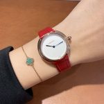 Cartier Ronde de Cartier – Women's Minimalist Quartz Watch Collection with White & Cream Dials and Alligator Leather Straps in Multiple Colors - 图片 3