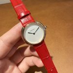 Cartier Ronde de Cartier – Women's Minimalist Quartz Watch Collection with White & Cream Dials and Alligator Leather Straps in Multiple Colors - 图片 5