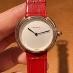 Cartier Ronde de Cartier – Women's Minimalist Quartz Watch Collection with White & Cream Dials and Alligator Leather Straps in Multiple Colors - 图片 6