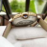 Cartier Rotonde de Cartier – Men's 18K Rose Gold Skeleton Tourbillon Watch with White Dial, Multiple Complications, and Black Alligator Strap - 图片 9