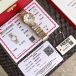 Cartier Ballon Bleu – Women's Two-Tone Stainless Steel & Rose Gold Watch with Diamond Bezel, White Dial, and Roman Numerals - 图片 7