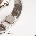 Cartier Santos-Dumont – Men's Stainless Steel Automatic Watch with Blue Sunburst Dial, Roman Numerals, and Integrated Bracelet - 图片 7