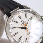 "Omega Seamaster Aqua Terra – White Dial with Orange Accents and Rubber Strap (Master Co-Axial 8900 Movement)  " - 图片 7