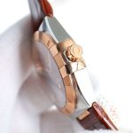 Omega Constellation – Black Dial with Roman Numeral Bezel and Alligator Leather Strap - 图片 6