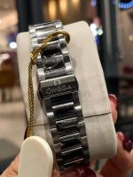 "Omega De Ville – Women's Two-Tone Dial with Diamond Bezel and Stainless Steel Bracelet (Choose from White or Purple)  " - 图片 3