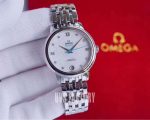 "Omega De Ville – Women's White Mother-of-Pearl Dial with Diamond Accents and Stainless Steel Bracelet  " - 图片 7