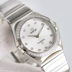 Omega Constellation – Women's Two-Tone Diamond-Encrusted Watch with Mother-of-Pearl Dial - 图片 4