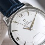 Omega Seamaster – Men's White Dial with Blue Leather Strap and 70th Anniversary Co-Axial Master Chronometer Movement - 图片 7