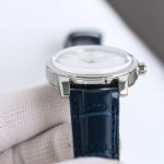 Omega Seamaster – Men's White Dial with Blue Leather Strap and 70th Anniversary Co-Axial Master Chronometer Movement - 图片 6
