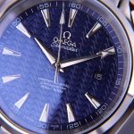 Omega Seamaster – Men's Blue Wave-Dial with Stainless Steel Bracelet and Master Co-Axial Chronometer Movement - 图片 3