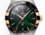 Omega Constellation – Men's Green Sunburst Dial with Two-Tone Stainless Steel & Gold Bracelet, Co-Axial Master Chronometer - 图片 5