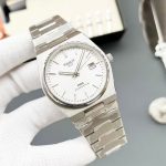 Tissot PRX Automatic Watch – Stainless Steel Bracelet, Blue Textured Dial, Powermatic 80 Movement - 图片 5