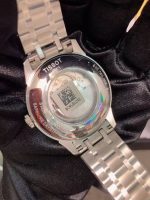 Tissot Classic Automatic Watch – Choose from 3 Colors: Silver, Blue, or Champagne Dial with Stainless Steel Bracelet - 图片 5