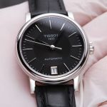 Tissot Automatic Watch – Two Sizes Available: 36mm & 40mm, Blue/Black/Brown Dial Options with Leather Strap - 图片 4