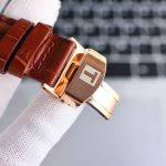 Tissot Chemin des Tourelles Automatic Watch – Black/White/Brown Dial Options, Diamond Accents, Leather Strap - 图片 9