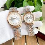 Tissot Ladies’ Watch – Two Sizes Available: 28mm or 34mm, Rose Gold & Stainless Steel Bracelet, Roman Numeral Dial