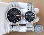 Tissot Automatic Watch – Multiple Sizes & Colors Available: Silver, Rose Gold, White Dial, Dual Date Display - 图片 7