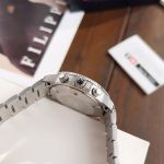 Tissot Seastar Chronograph Diver Watch – Green Dial, Stainless Steel Bracelet, 300m Water Resistance - 图片 4