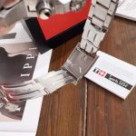 Tissot Seastar Chronograph Diver Watch – Green Dial, Stainless Steel Bracelet, 300m Water Resistance - 图片 7