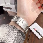 Tissot Seastar Chronograph Diver Watch – Green Dial, Stainless Steel Bracelet, 300m Water Resistance - 图片 8