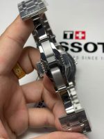 "Tissot Chemin des Tourelles Automatic Watch – Black Dial with Roman Numerals, Stainless Steel Bracelet, Powermatic 80 Movement  " - 图片 7