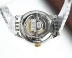 Tissot Swissmatic Automatic Watch – Two-Tone Stainless Steel Bracelet, White Dial with Gold Accents - 图片 8