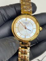 Tissot Lady's Watch – Gold-Tone Stainless Steel Bracelet, Mother-of-Pearl Dial, Swiss Made - 图片 6