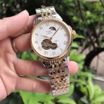 Tissot Automatic Watch – Moon Phase & Open Heart Design, Roman Numerals, Stainless Steel Bracelet - 图片 3