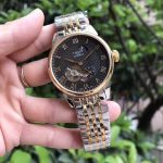 Tissot Automatic Watch – Moon Phase & Open Heart Design, Roman Numerals, Stainless Steel Bracelet - 图片 6