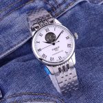 Tissot Powermatic 80 Automatic Watch – Five Styles Available: Stainless Steel & Leather Strap Options, Moon Phase & Open Heart Design