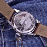 Tissot Powermatic 80 Automatic Watch – Five Styles Available: Stainless Steel & Leather Strap Options, Moon Phase & Open Heart Design - 图片 9
