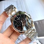 Tissot Chronograph Watch – Two-Tone Stainless Steel Bracelet, Black & White Dial Options, Tachymeter Bezel - 图片 4