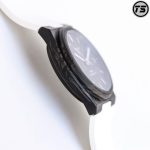 Tissot PRX Powermatic 80 Watch – Carbon Fiber Texture Case, White Rubber Strap, Swiss Made Automatic - 图片 7