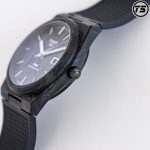 Tissot PRX Powermatic 80 Watch – All-Black Carbon Fiber Texture Case, Rubber Strap, Swiss Made Automatic - 图片 5